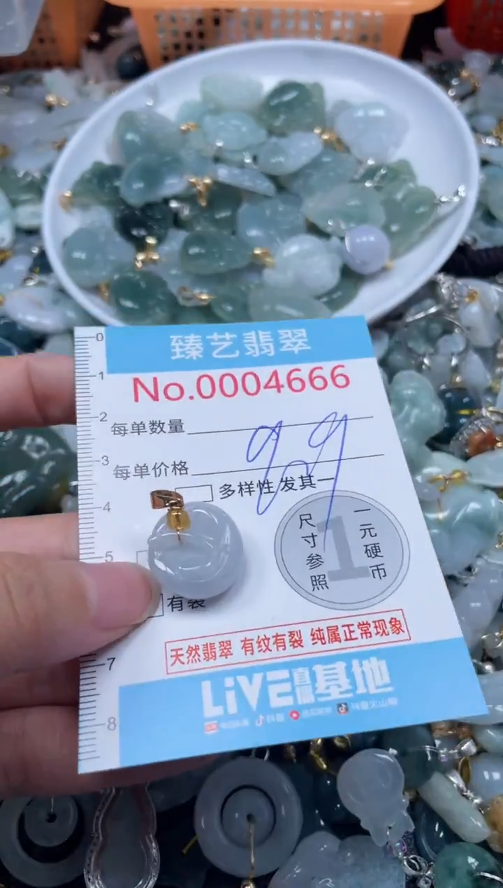 颈饰未镶嵌翡翠4666