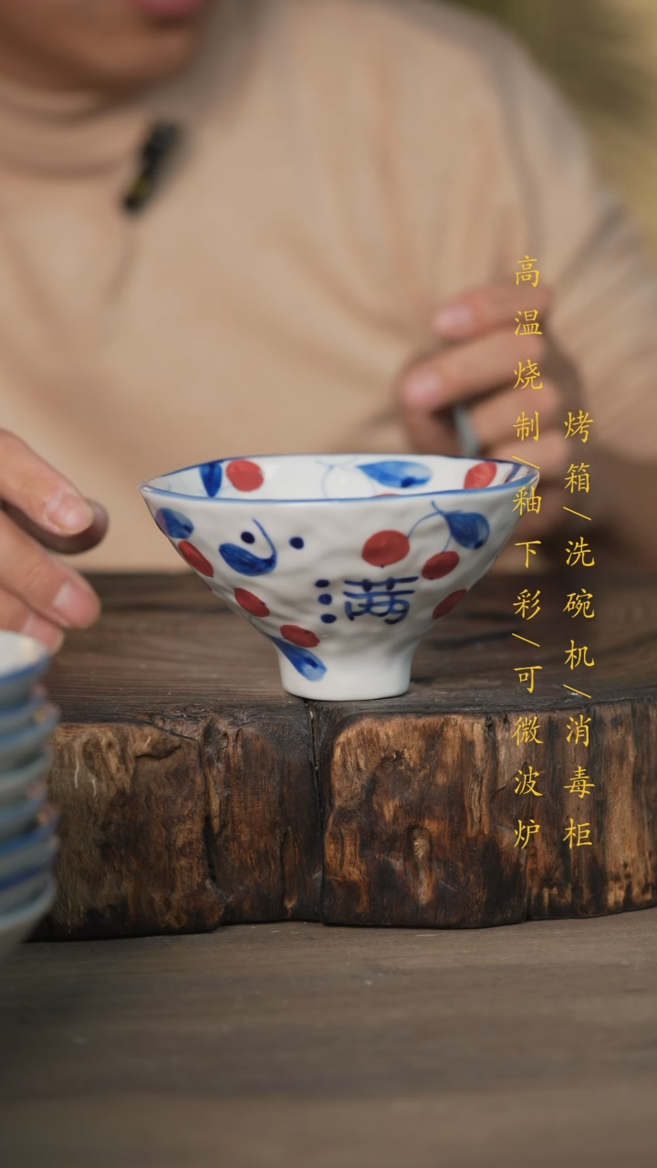 【闪购商品】瓷片景德镇高温釉下彩可微波烤箱洗碗机