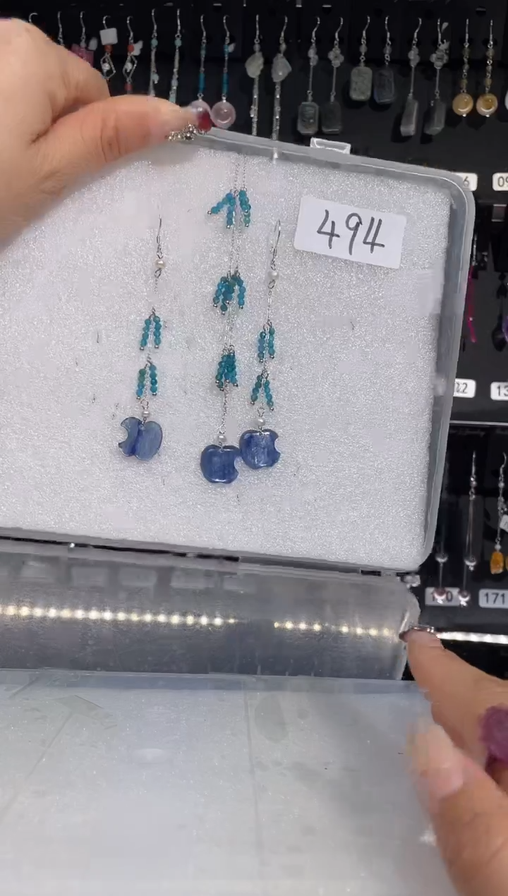 【闪购商品】紫晶耳饰银S925镶嵌喜欢拍