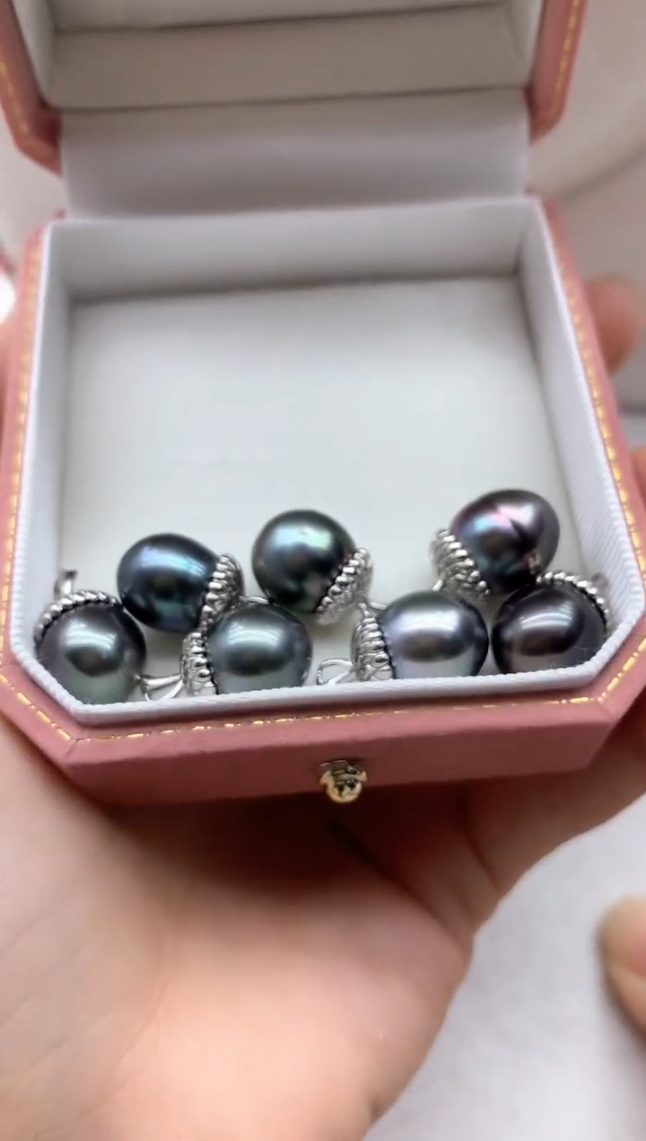 银S925镶嵌海水珍珠吊坠(不含链)多样性发其一