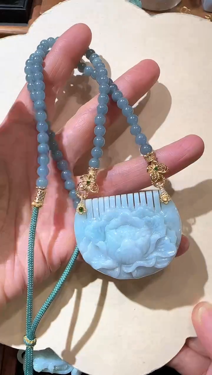 【闪购商品】翡翠颈饰未镶嵌国风