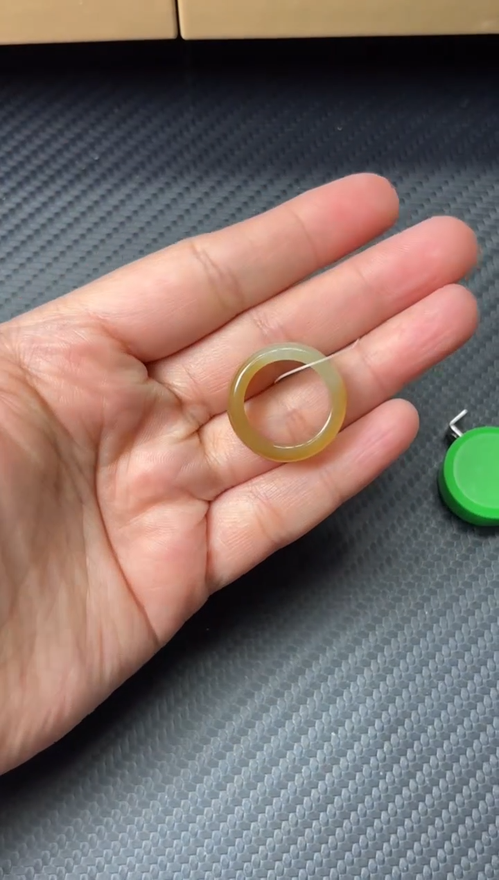 未镶嵌戒圈和田玉素*思若羌微色差16+