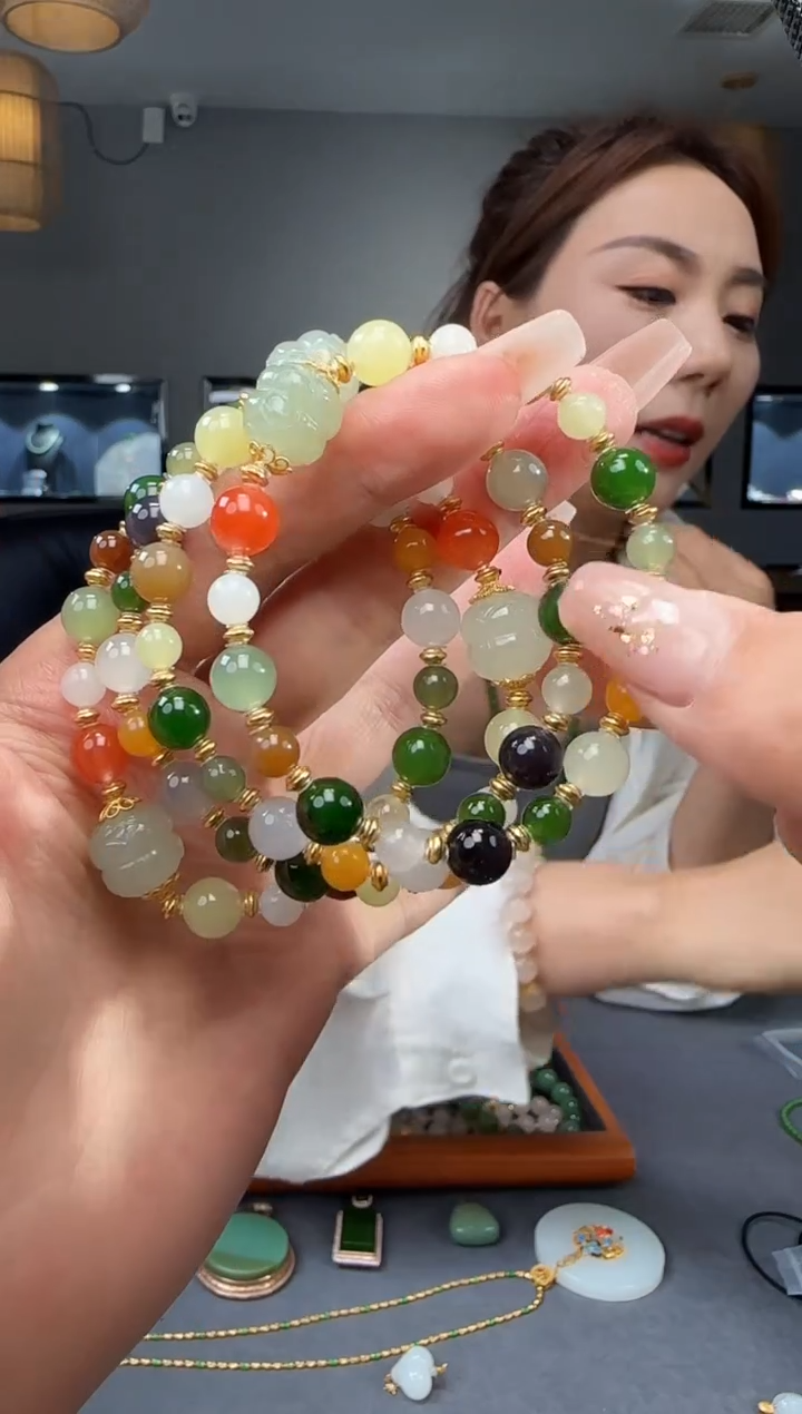 手链未镶嵌和田玉多样性发货 拍一发一