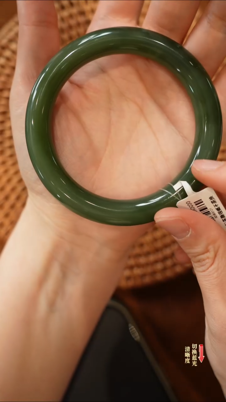 【闪购商品】和田玉手镯未镶嵌0215-060（58圈口）