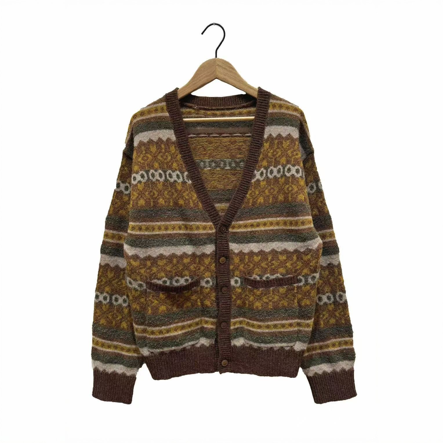 左岸迷香·贞琦坊 针织开衫：Z25FW7106 百搭复古气质