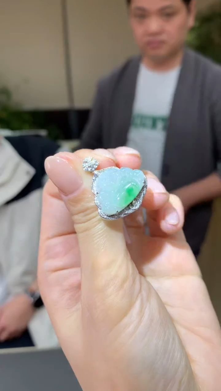 【闪购商品】翡翠颈饰18K金镶嵌|不退不换