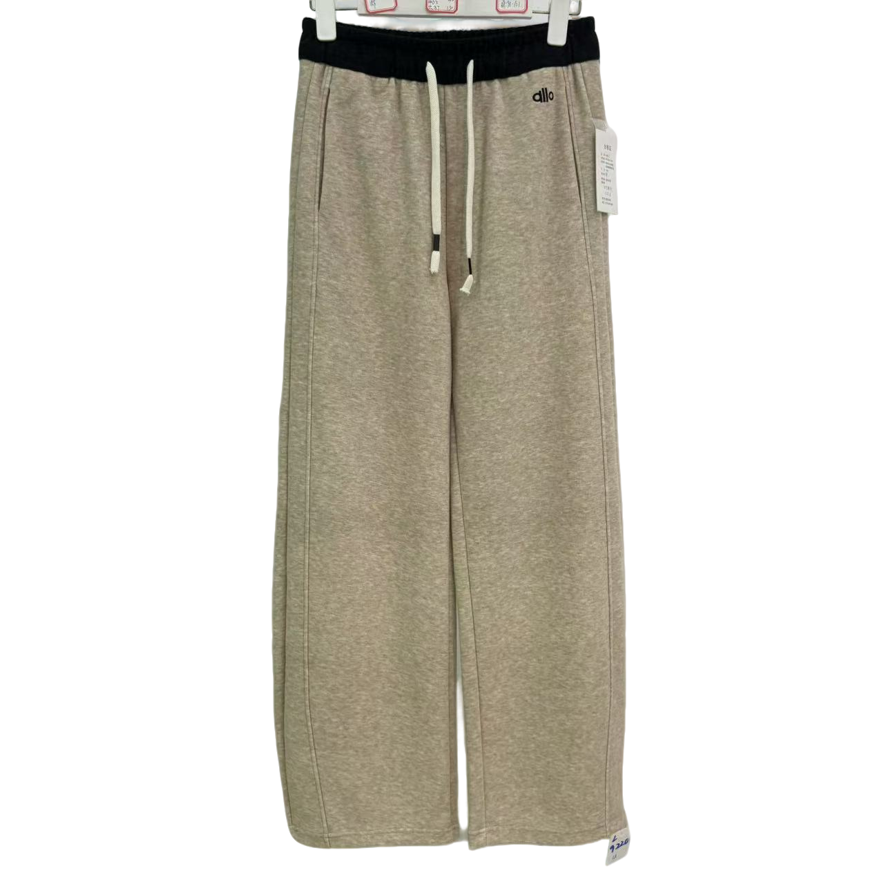 9220-ALLO刺绣弯刀卫裤（卡其）
