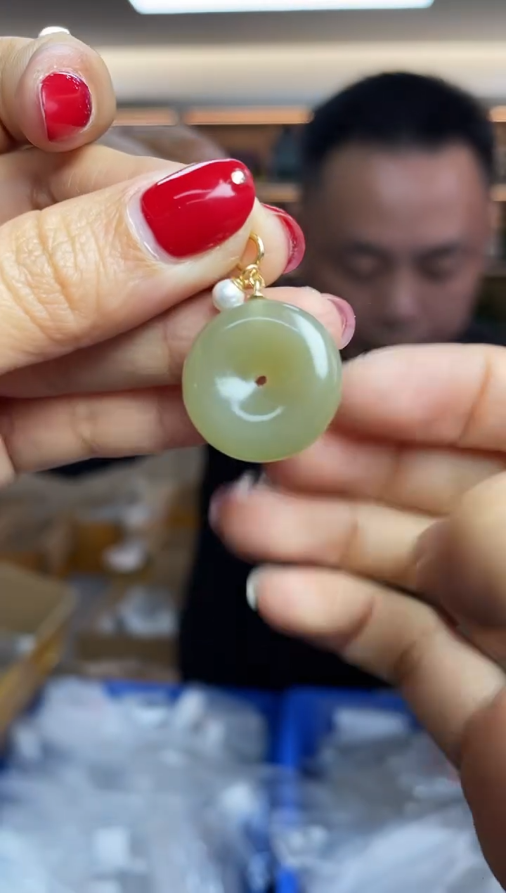 【闪购商品】和田玉`银S925镶嵌多样性发一件