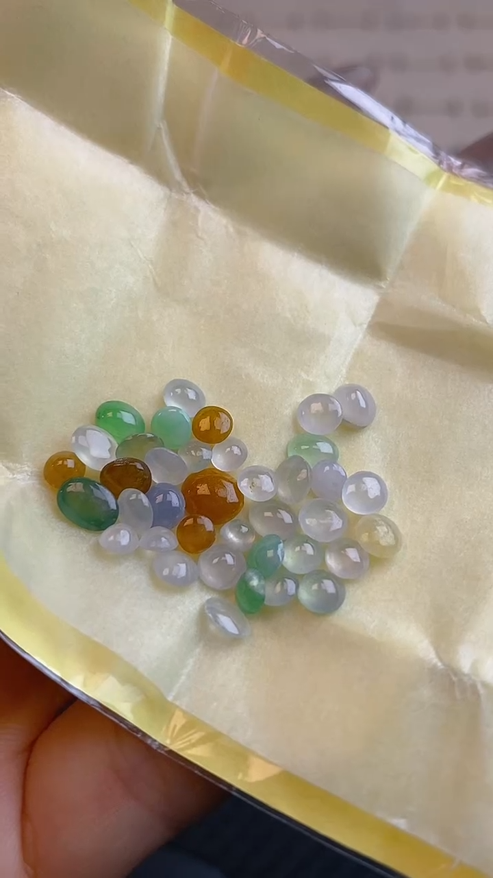 【闪购商品】翡翠耳饰未镶嵌天然A货翡翠52