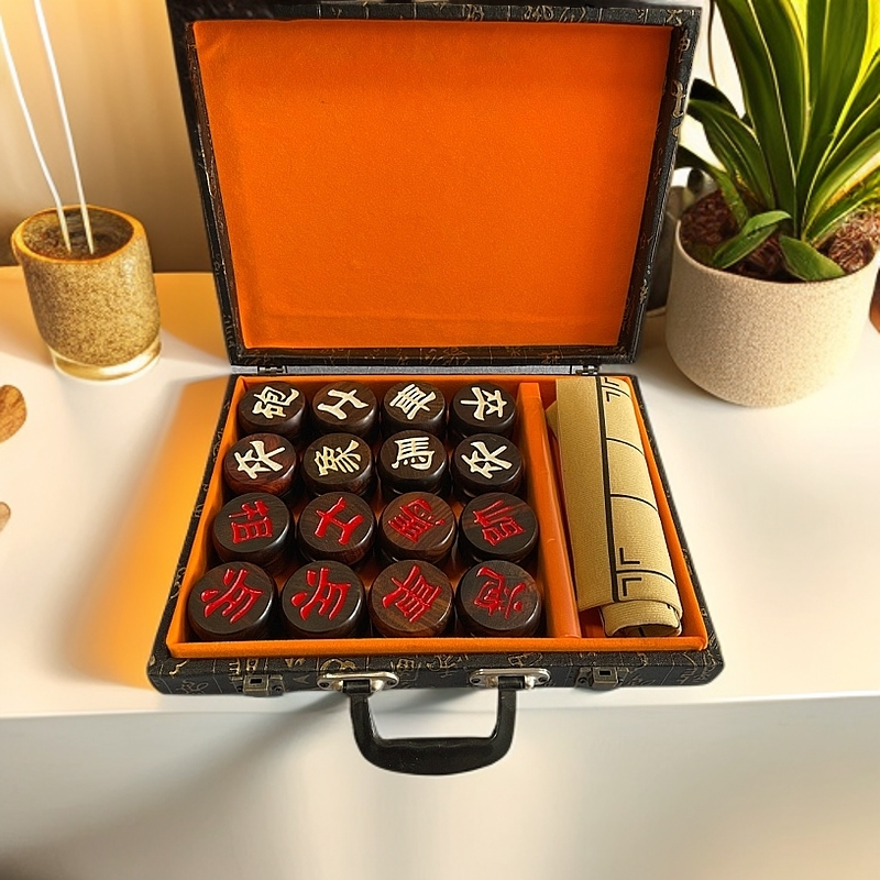 交趾黄檀象棋 名贵工艺品 适合使用收藏直径5厘米厚2厘米