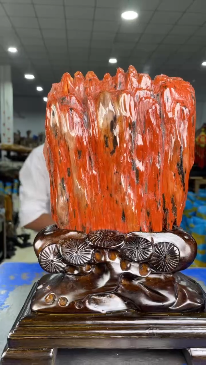 【闪购商品】硅化玉摆件未镶嵌75