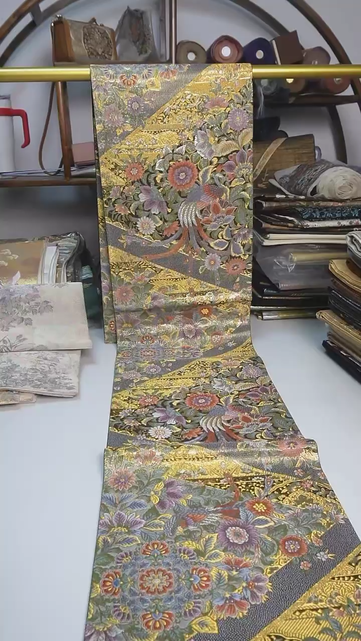 【闪购商品】织绣100西阵织六通凤凰