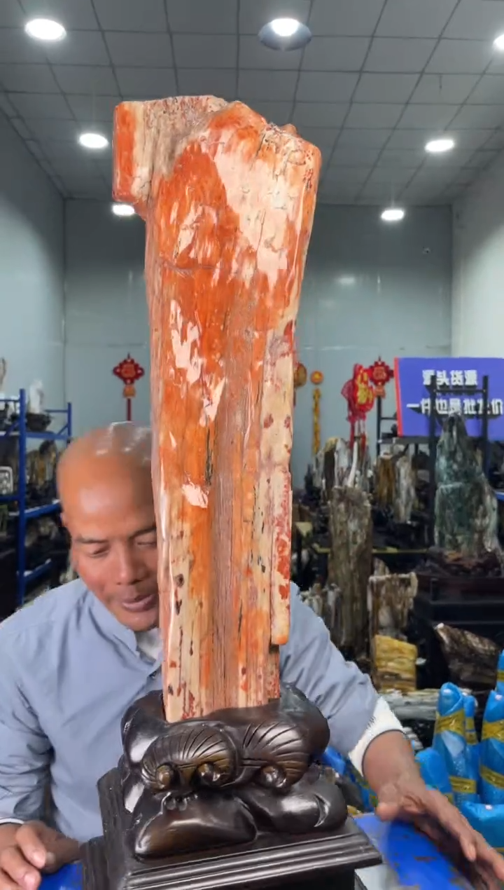 【闪购商品】硅化玉摆件未镶嵌44