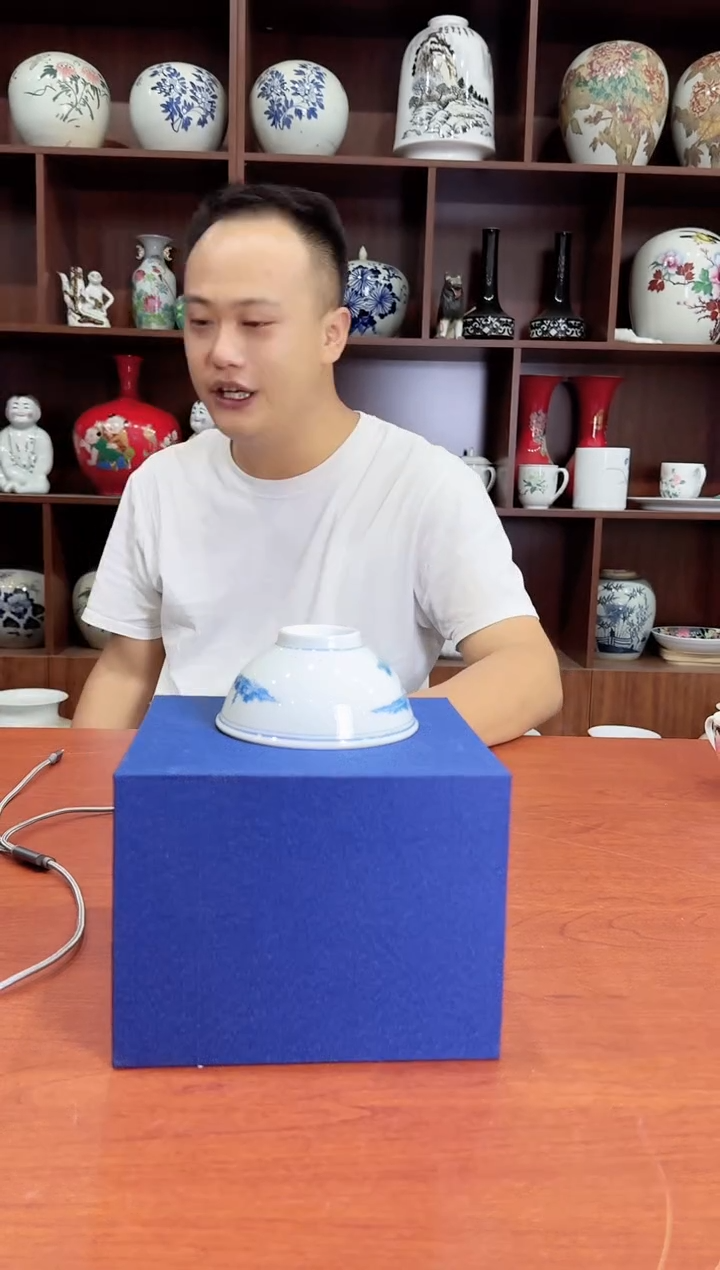 578函夏非遗釉下五彩礼盒转陶瓷