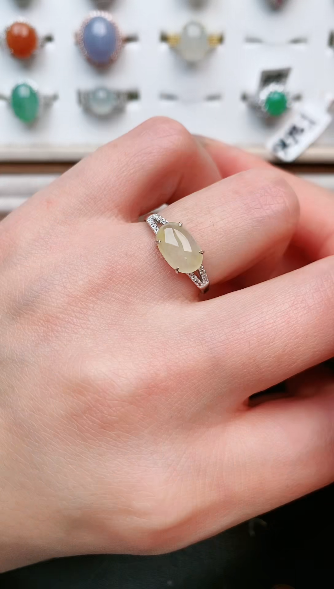 【闪购商品】翡翠戒指银S925镶嵌.....