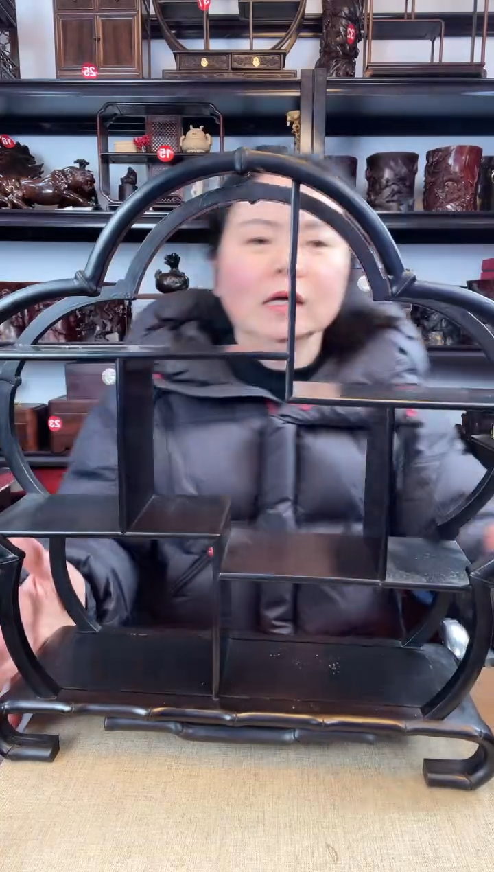 木老李红木工艺品343瑕疵