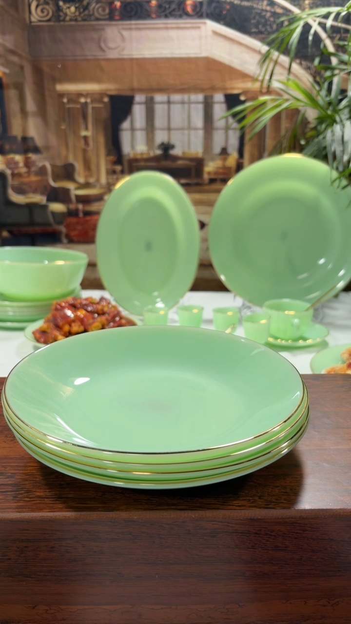 【闪购商品】....8英寸深盘6个  玉瓷【贝美】