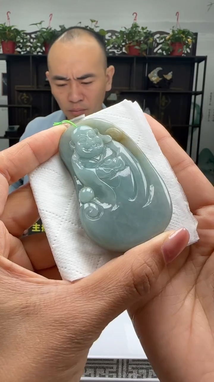 【闪购商品】翡翠颈饰未镶嵌天然翡翠A货吊坠