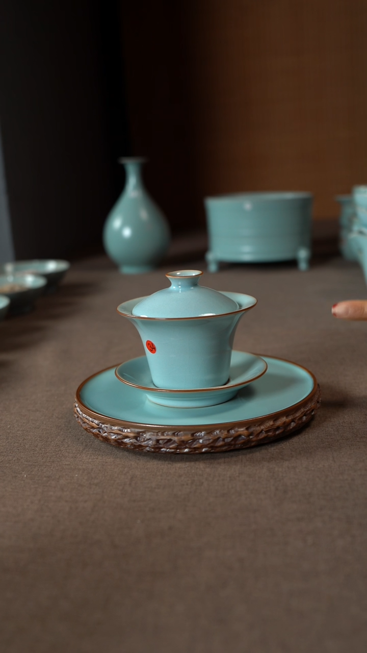 【闪购商品】汝瓷主人杯碗壶瓶樽洗