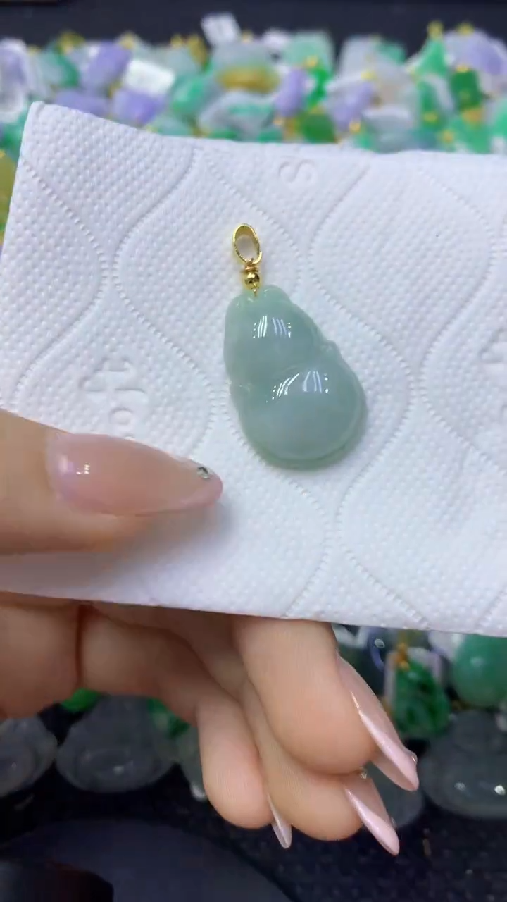 颈饰未镶嵌翡翠天然缅甸翡翠A货