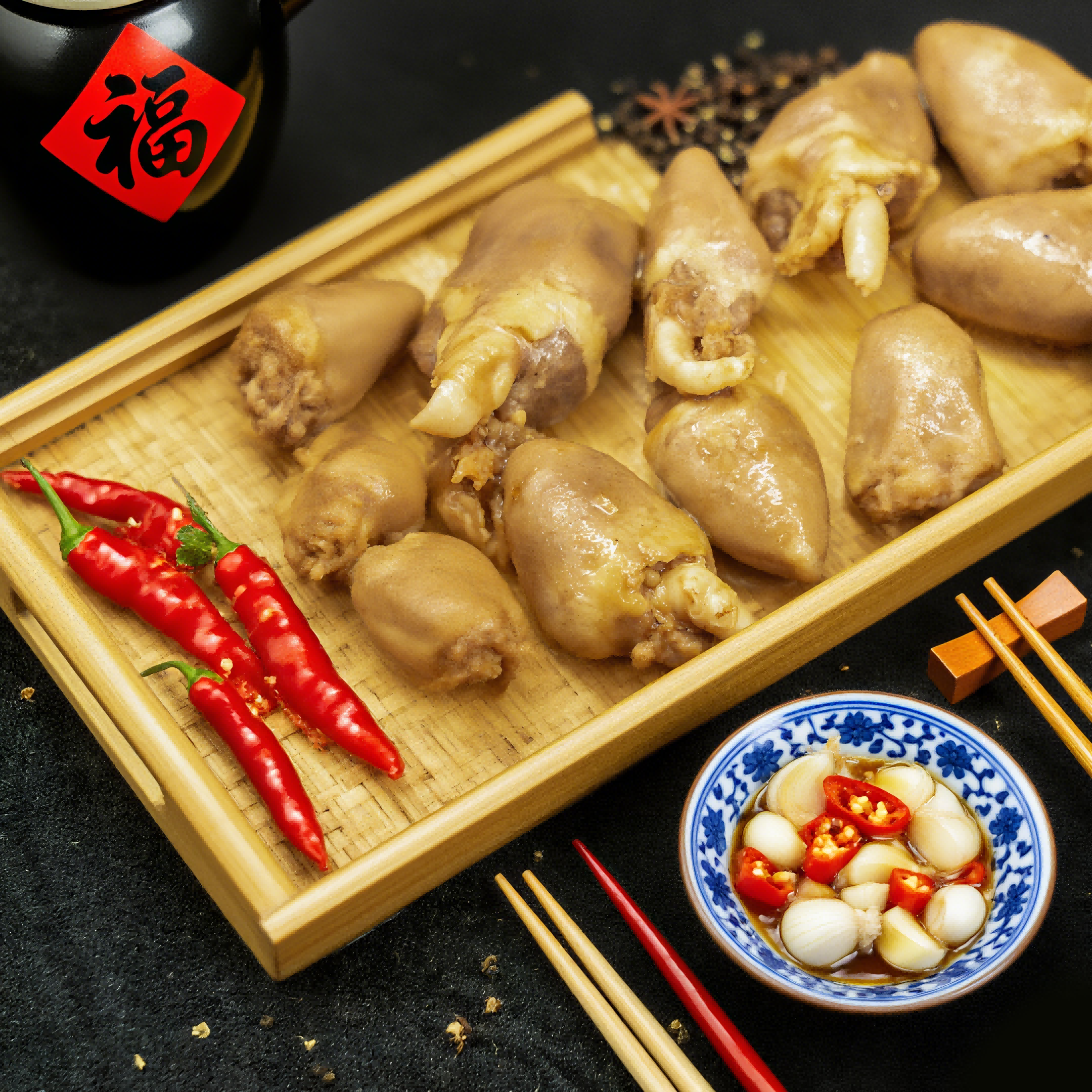 麻辣鸡心即食下酒菜梅州客家特产卤味零食休闲零食