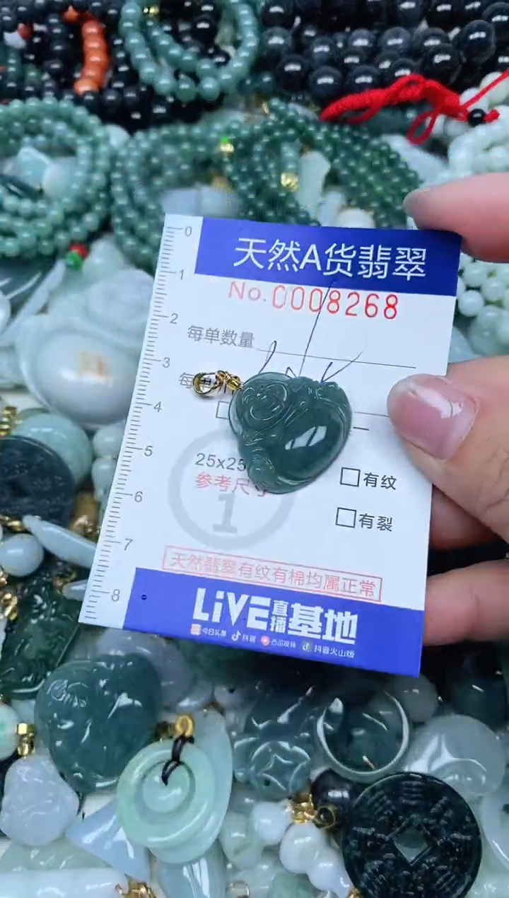 【闪购商品】翡翠吊坠(不含链)未镶嵌翡翠