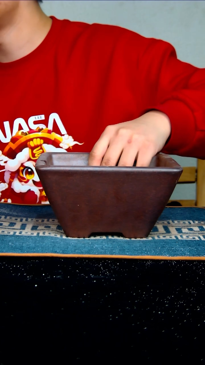 【闪购商品】紫砂花盆16*8.5内径紫砂花盆