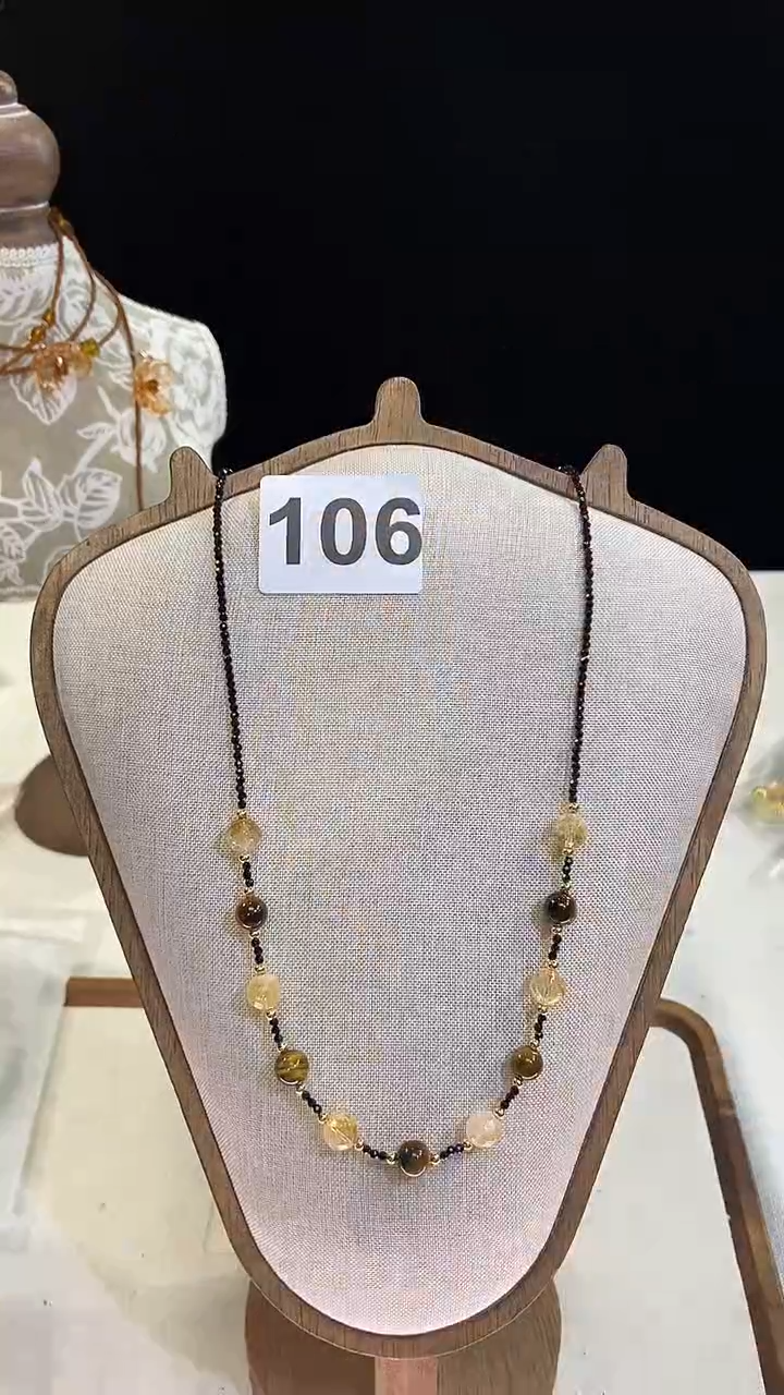 项链钛钢淡水珍珠106