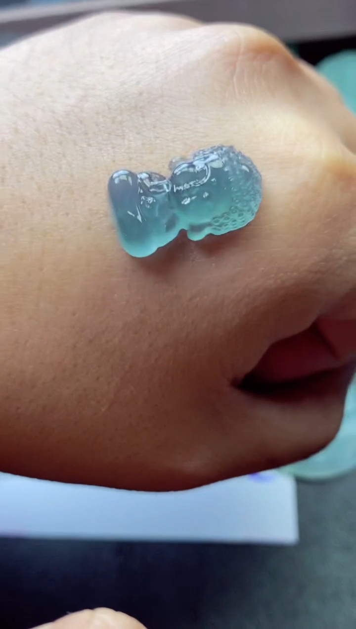 未镶嵌定制翡翠幸****芸幸福微笑杨芸