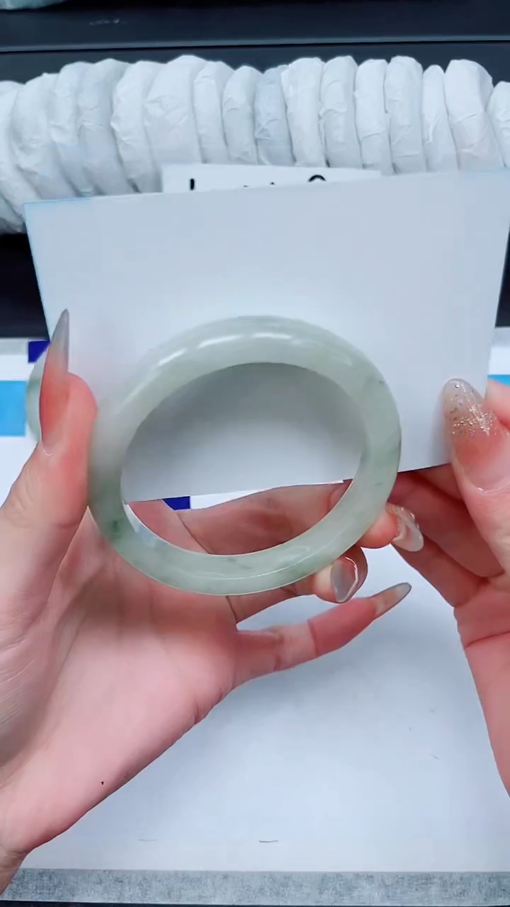 未镶嵌手镯石英质玉A23-55`56`57