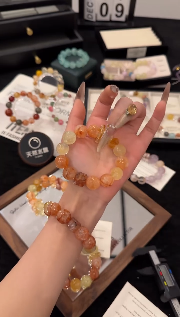 未镶嵌手链水晶金榜题名x3101