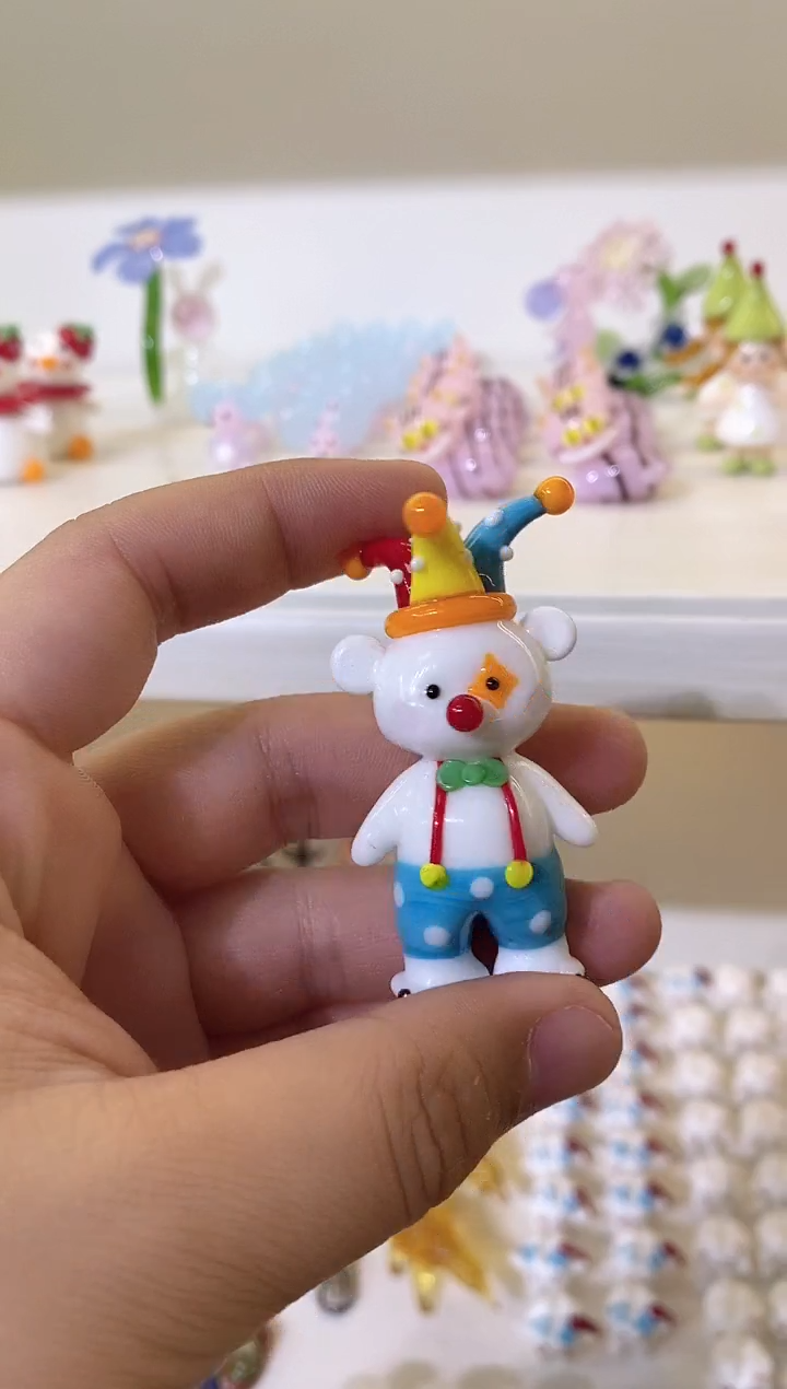 琉璃手工艺品小熊