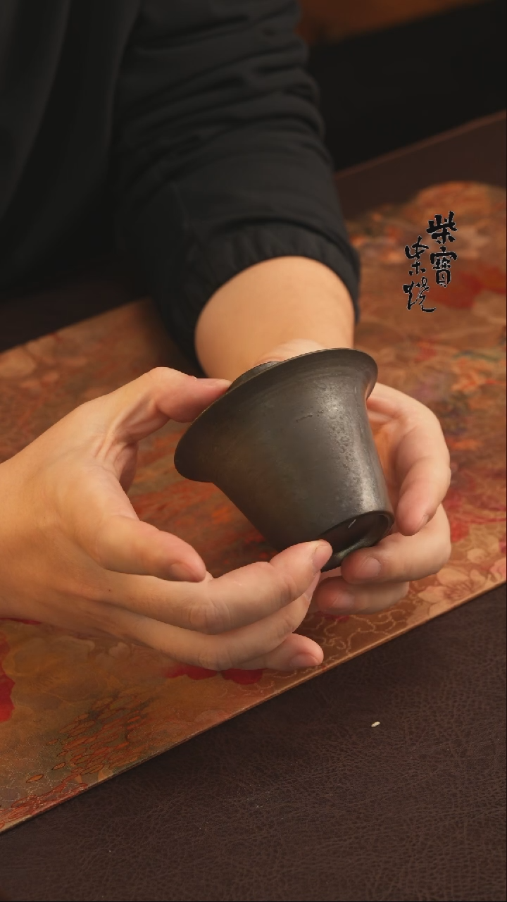 【闪购商品】杯573紫砂泥柴烧手工盖碗