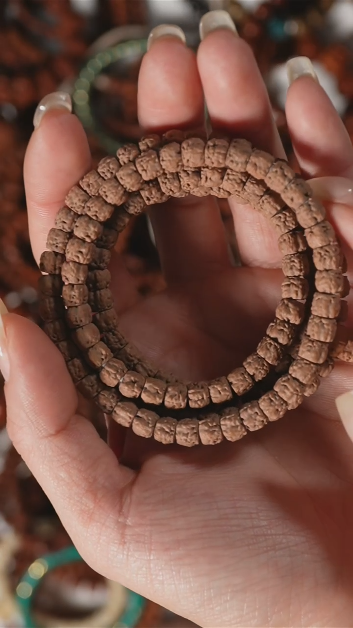 【闪购商品】金刚菩提吊坠1223龙切佛手108长串6+