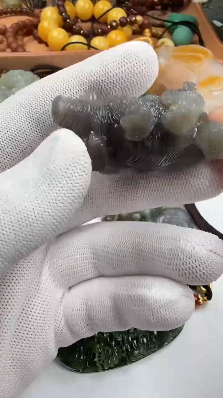 和田玉未镶嵌把件“****”和田玉