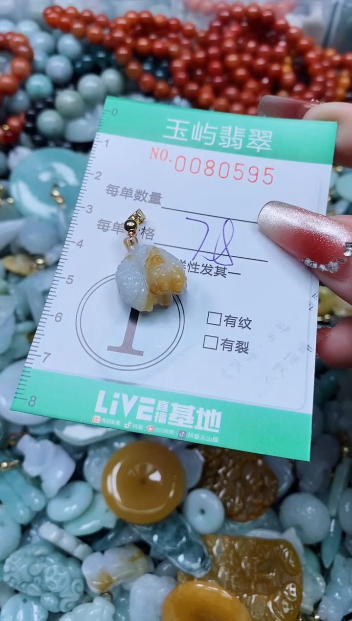 【闪购商品】翡翠颈饰未镶嵌闪购0080595