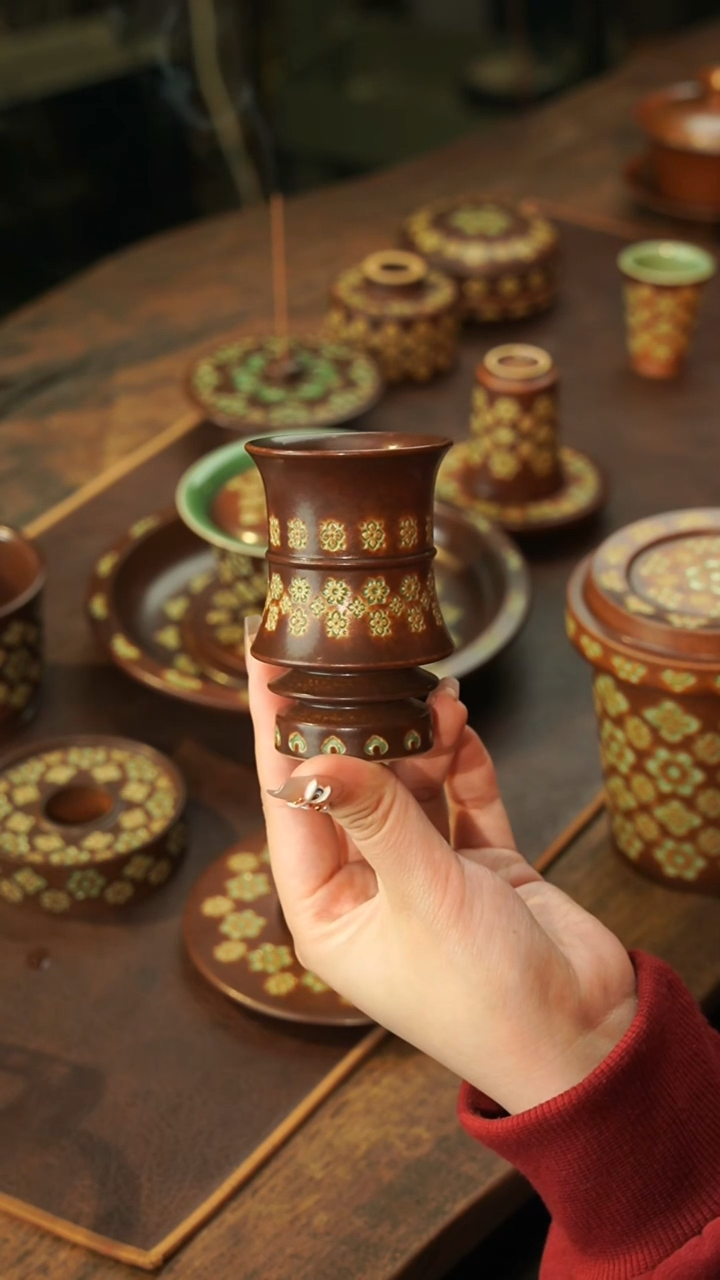 【闪购商品】瓷片李斌 宝相系列 高足闻香