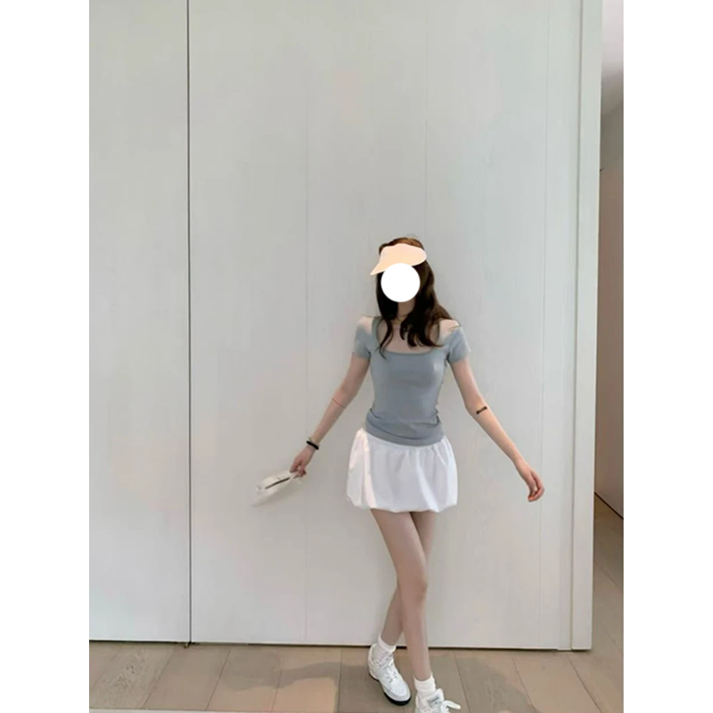 白色/灰色/黑色短裙子 5016-7705