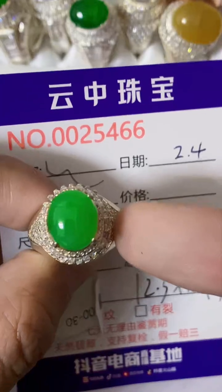 【闪购商品】翡翠戒指未镶嵌/54660000