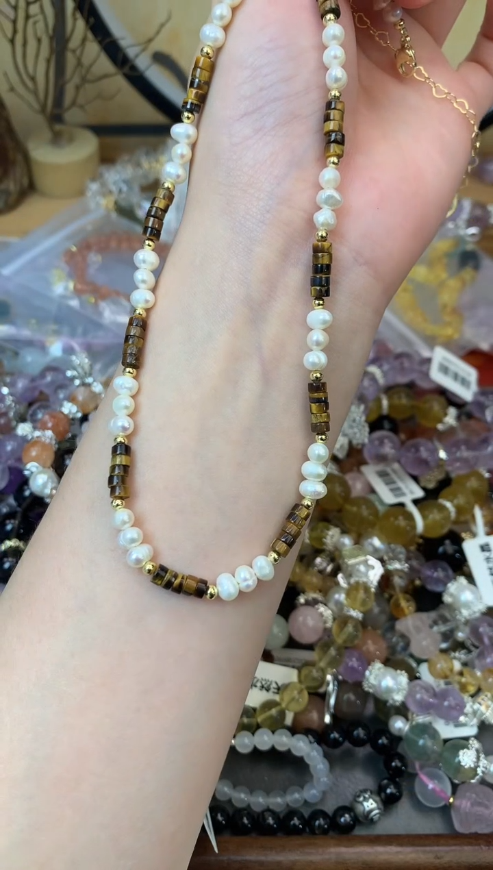 【闪购商品】石英质玉项链未镶嵌369