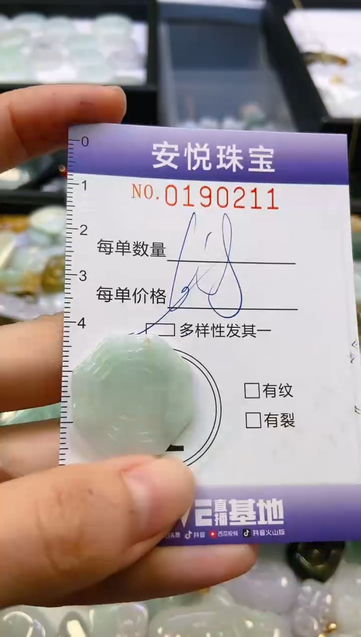 翡翠未镶嵌颈饰闪购0190211多样性发其一