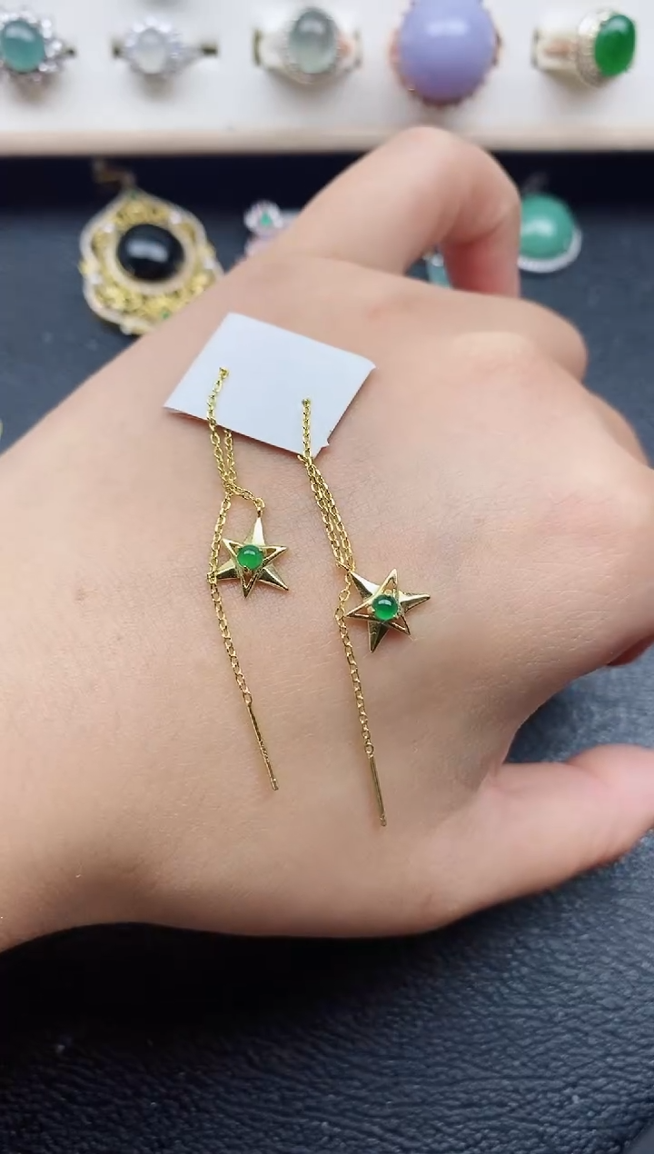 【闪购商品】翡翠戒指银S925镶嵌11111