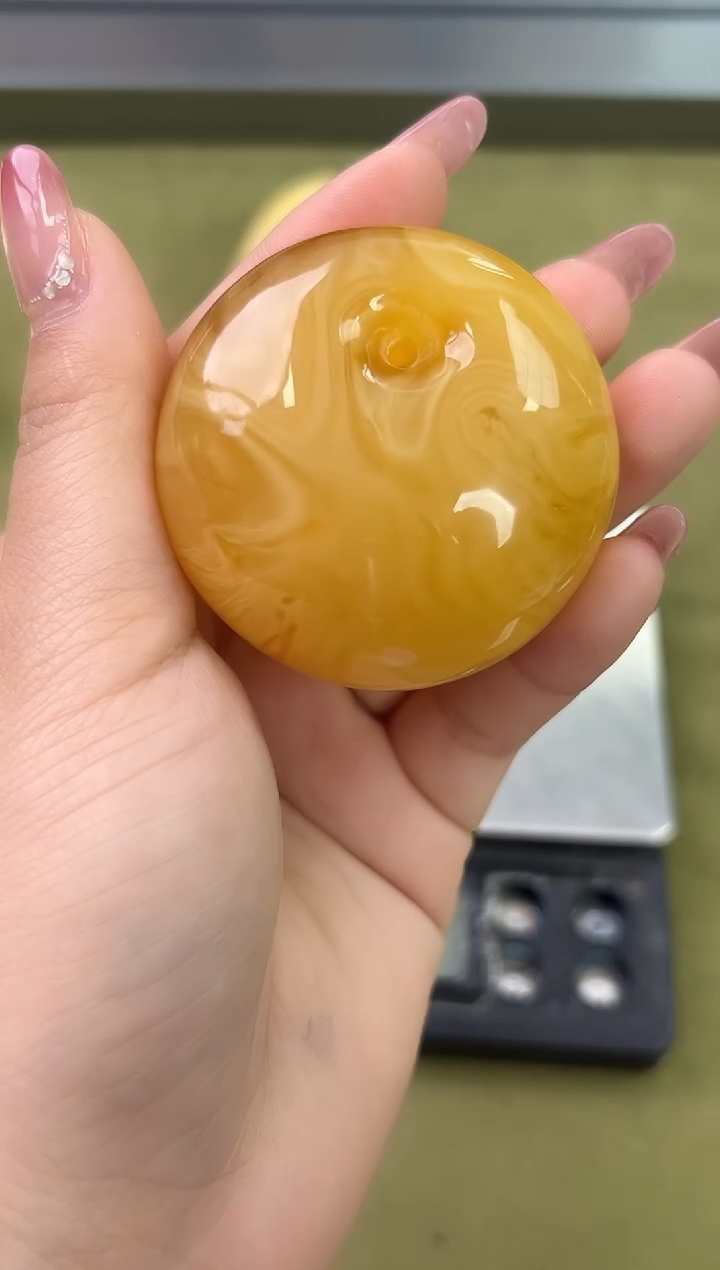 裸石琥珀未镶嵌天然琥珀蜜蜡吊坠