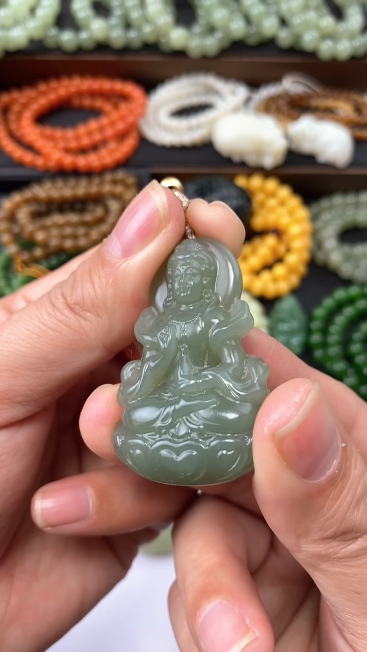 【闪购商品】和田玉吊坠未镶嵌1