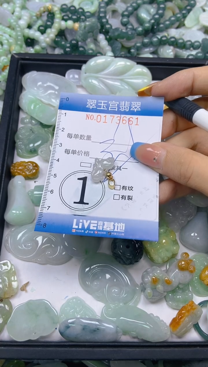 翡翠未镶嵌颈饰闪购0173661