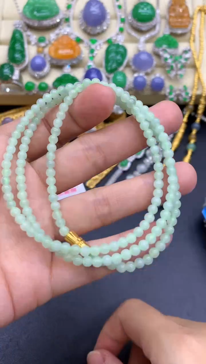 颈饰未镶嵌翡翠150-中国好珍宝