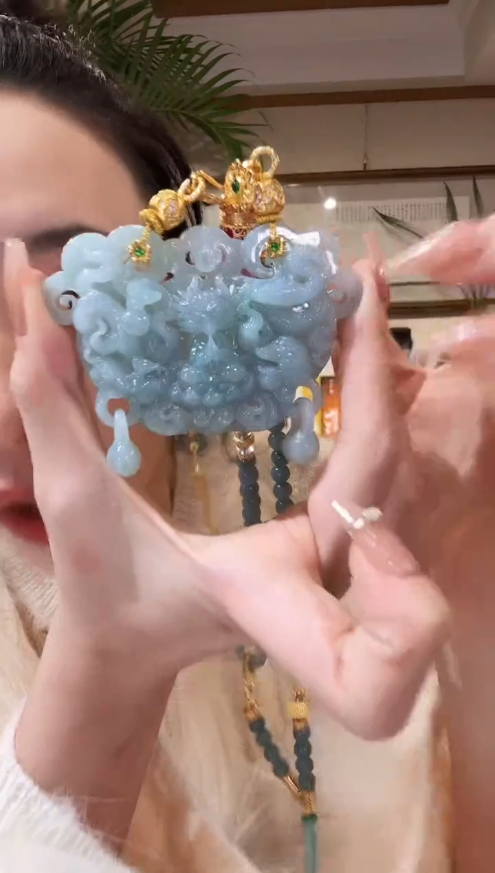 【闪购商品】翡翠颈饰未镶嵌国风