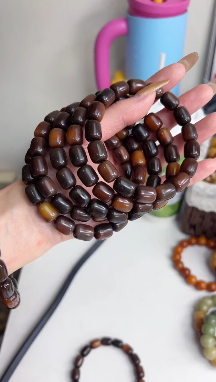 手串菩提根/象牙果沐k73冰美式玉化年糕10*12mm手串