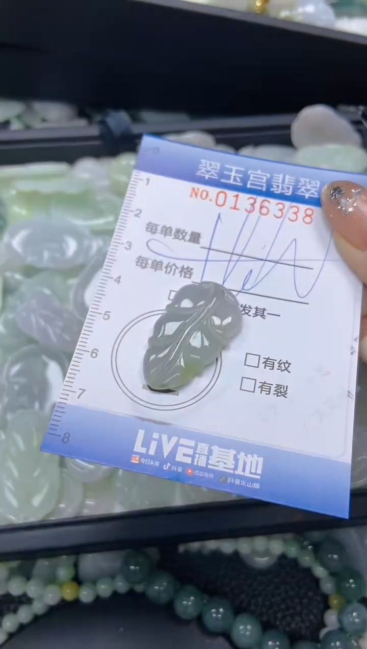 翡翠未镶嵌颈饰闪购0136338