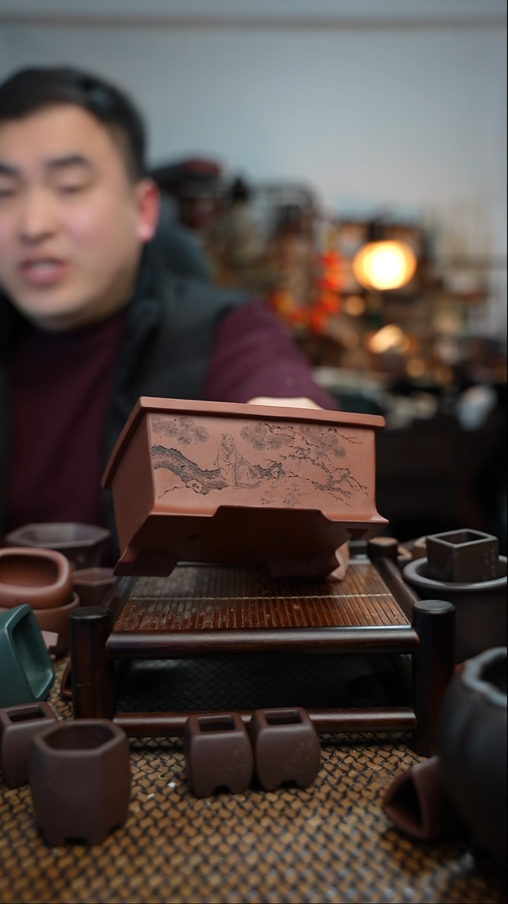 【闪购商品】紫砂花盆長木軒精品紫砂